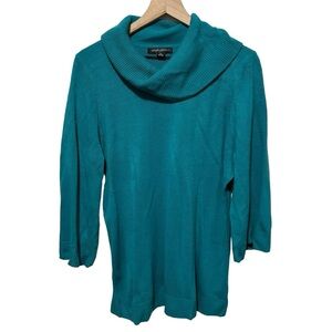 Designers Original Cowl Neck Sweater 3/4 Bell Sleeves Women’s Size XL